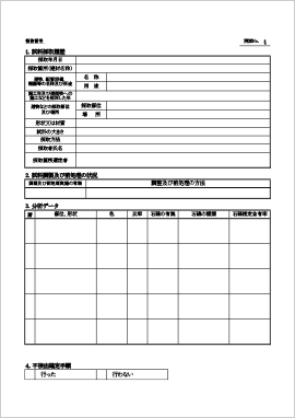 報告書サンプル